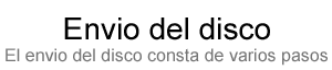 Envio del disco para Recuperacion